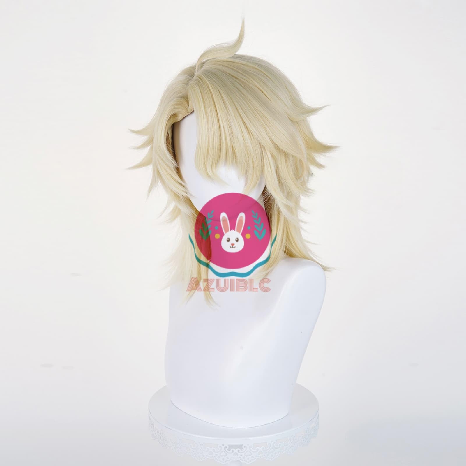 Amazon.co.jp: 【Azuiblc】原神 ファルカ 大団長 コスプレ ウィッグ