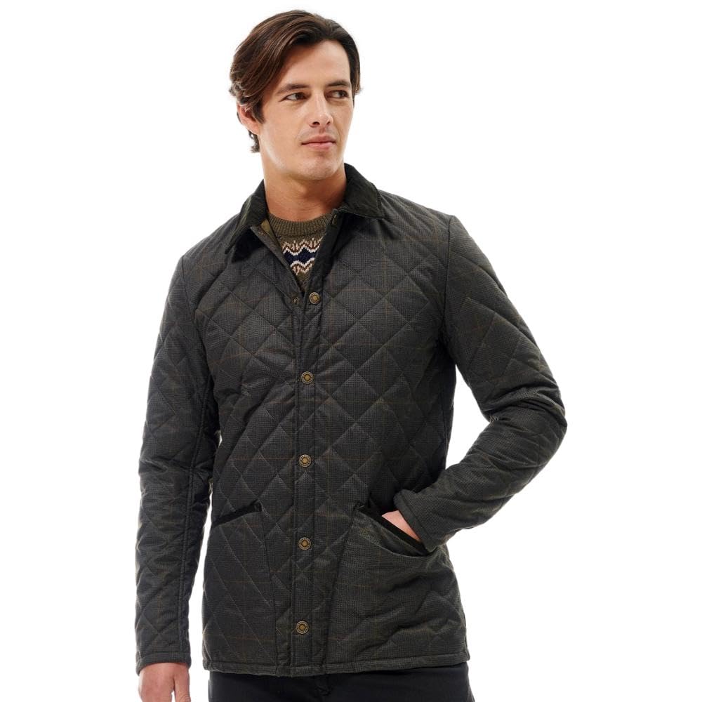 Barbour Men's Heritage Liddesdale Quilted Jacket, Olive