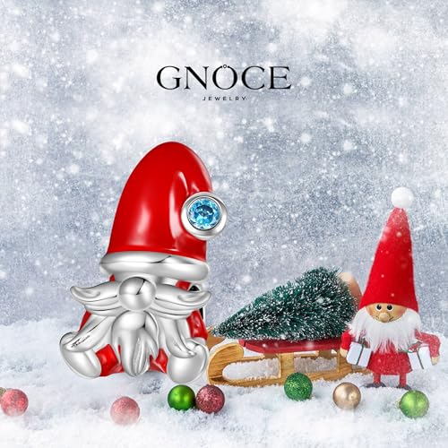 Image of GNOCE Christmas Charm Silver Plated & Sterling Silver Bracelet Gift