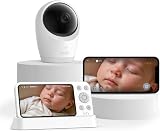 eufy Baby Monitor with E21 Camera, 4K UHD, 5 Inch Display (720p), Hybrid/Offline Wi-Fi Mode, App Control and Monitor, Swivel and Tilt, 8x Zoom, Camera - 1