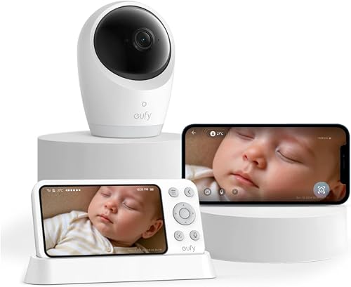 eufy Baby Monitor with E21 Camera, 4K UHD, 5 Inch Display…