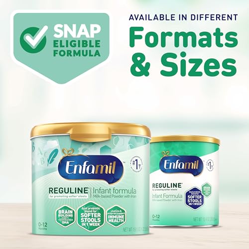 Enfamil Reguline Baby Formula for soft, comfortable stools, 19.5 Oz ,4 CT - image 8