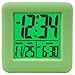 Equity by La Crosse 70903 Soft Green Cube LCD Alarm Clock