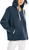Vista 2 de Nautica Sudaderas con capucha para mujer (as1, alpha, l, regular, regular, azul marino)