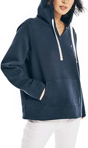 Miniatura 2 de Nautica Sudaderas con capucha para mujer (as1, alpha, l, regular, regular, azul marino)