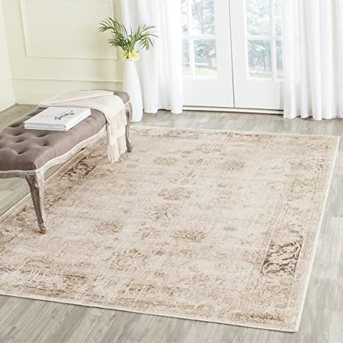 Safavieh Traditional Indoor Woven Rectangle Area Rug, Vintage Collection, VTG117, in Stone / Multi - Image 2