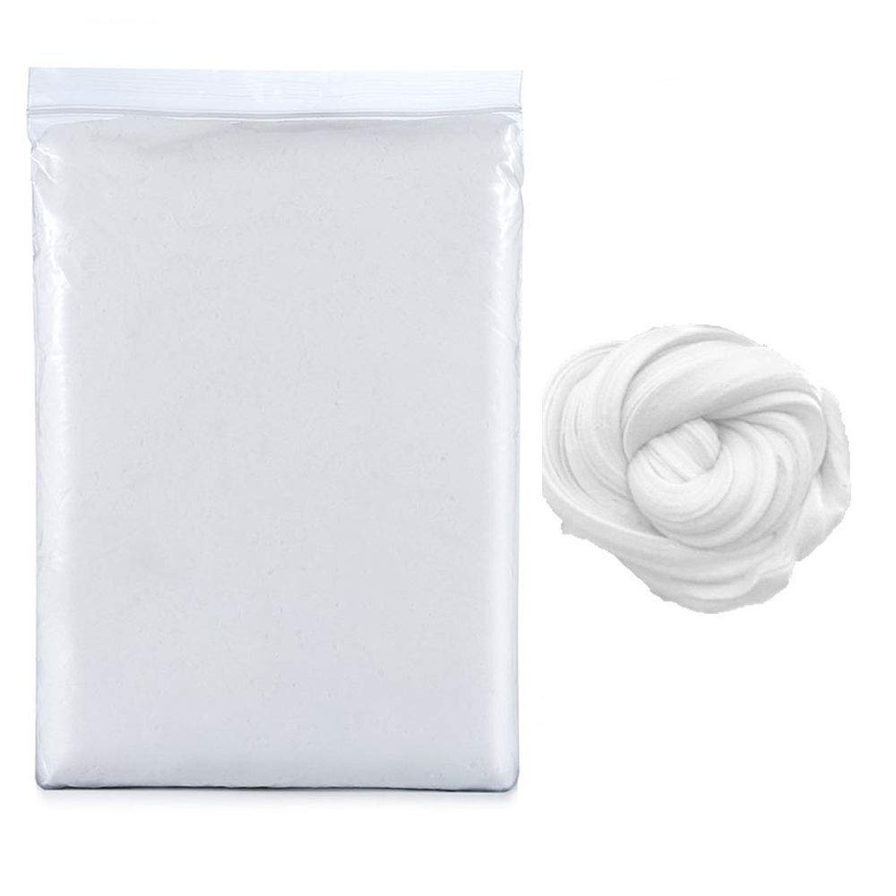 COMIART Air Dry Ultra Light Plasticine and Modeling Clay White Color 100g (5x20g/bag)
