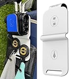 SisterAling Golf Bag Metal Landing Pads for Magnetic Golf Towel,Golf Rangefinder,Golf Flask,Golf Speaker- Quick Access to Magnetic Golf Equipment and Accessories-Golf Gift -US Patent (Pad-Pro, White)