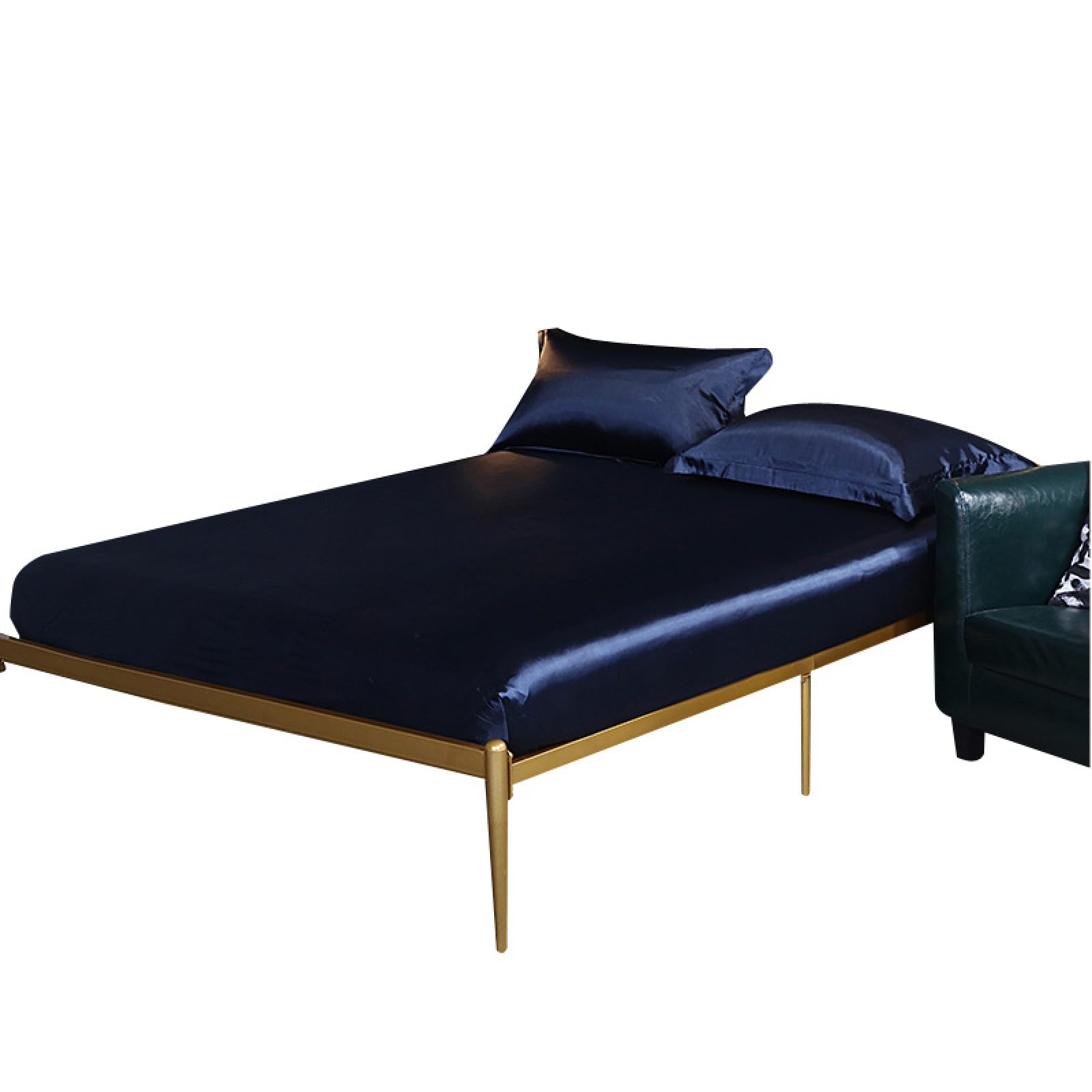 FCLDESHOP Lenzuolo Tasca Profonda,Coprimaterasso a Molle in Microfibra Spazzolata Satinata Tinta Unita, Coprimaterasso per Camera da Letto Hotel Homestay Federa,Grigio,120x200cm