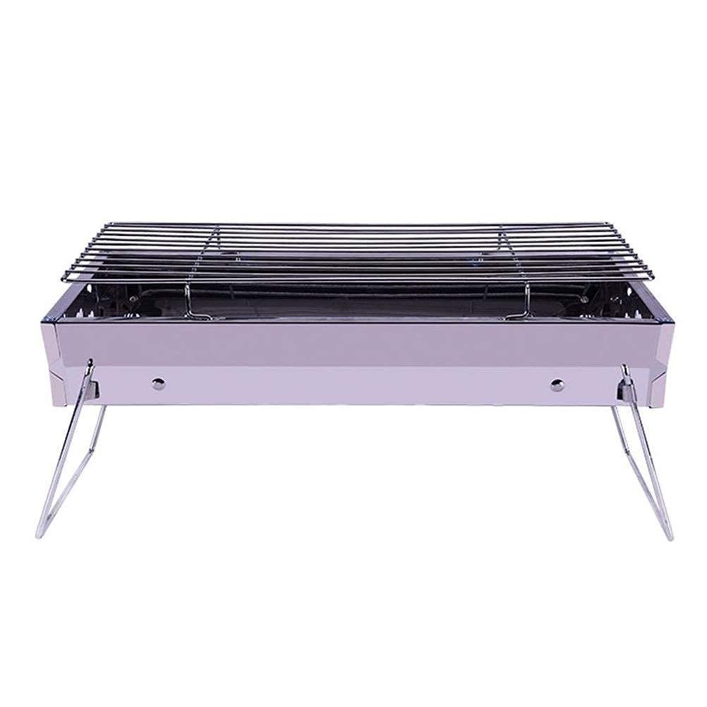 bbq stand, Portable Stainless Steel BBQ Grill Folding Smokeless Outdoor Barbecue Charcoal Stove Camping Grilling Tool