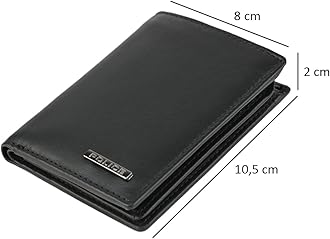 Police Men's Genuine Leather Wallet, Slim with Wallet, Credit Card Holder and Gift Box, 11 x 9.5 x 2.5 cm, Modern