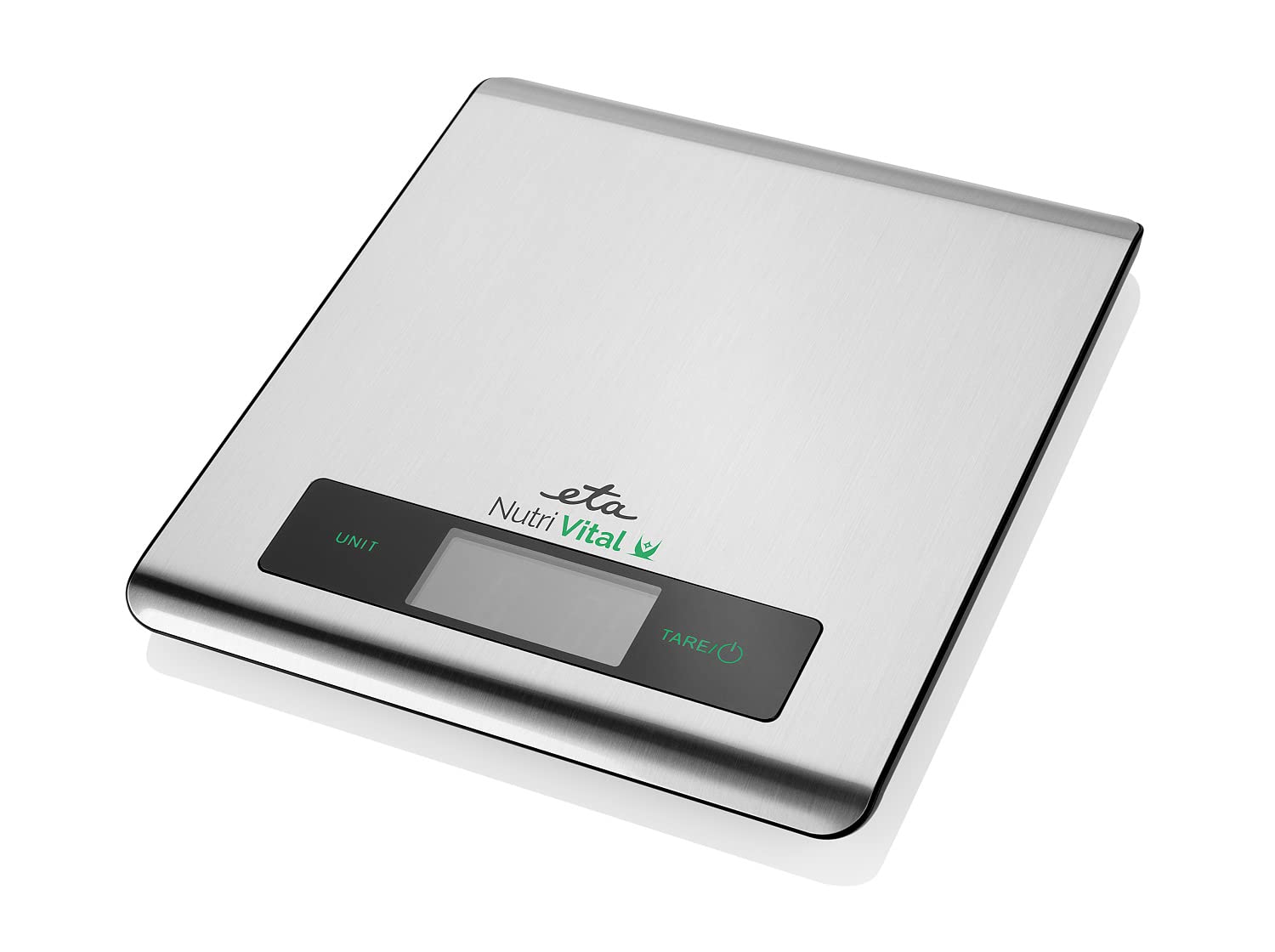 Close-up of the scale's LCD display showing '119 g'