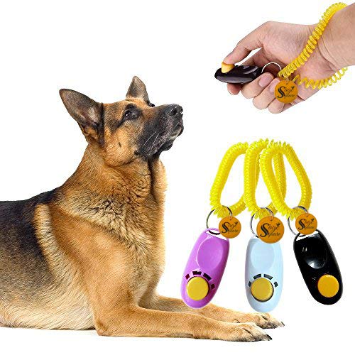 Sage Square Training Clicker Comes with Wrist Strap for Dog/Cat/Kitten/Puppy/Bird (Random) (1 Piece) (B07K89MWVZ) Amazon Price History, Amazon Price Tracker