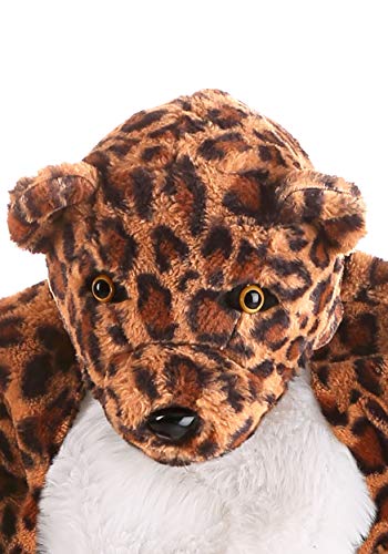 Disfraz infantil completo de leopardo peludo con cola miniatura 2