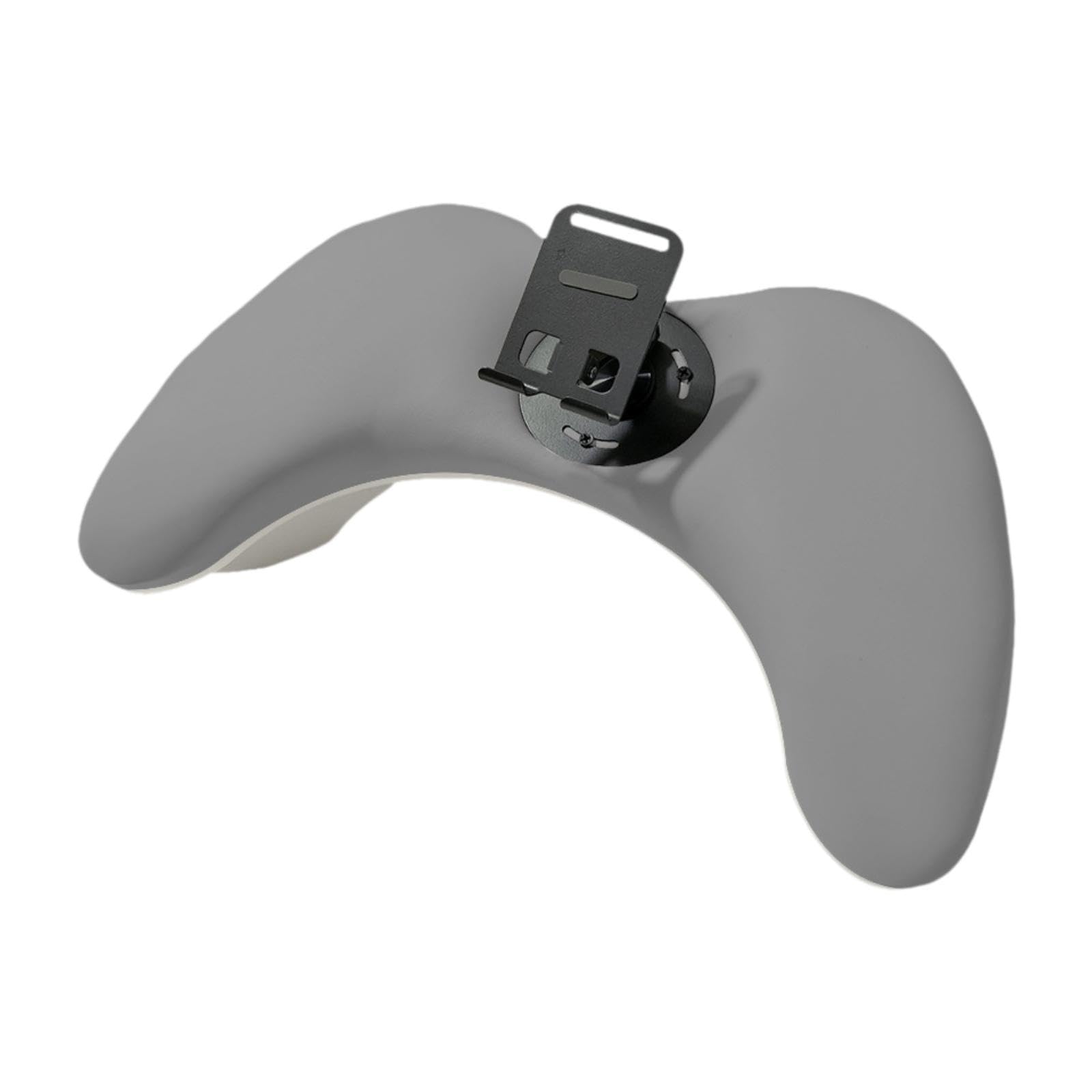 TISHITA Cuscino Manicure Mano Poggiabraccio Unghie U Sagomato in Pelle PU con Porta Telefono Regolabile E Supporto Smontabile Adatto per Utilizzo Domestico Sa, Grigio