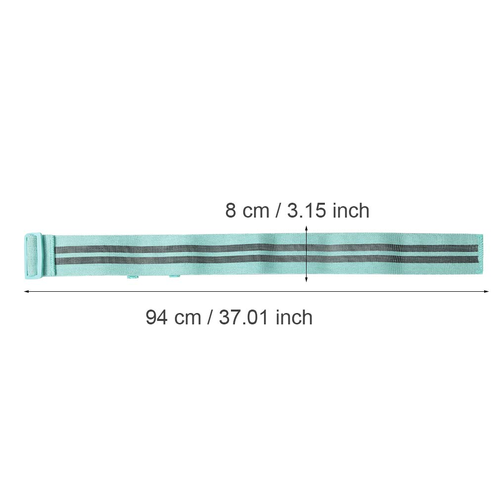 Sports Bands, Adjustable Unisex Yoga Strap Non Slip Hip Sports Band Soft Polyester Cotton Exercise Fitness Bands Loop Circle for Gym Yoga (Medium resistance)