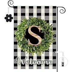 Letter S Garden Flag