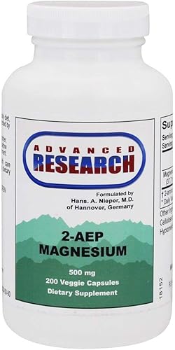 Advanced Research - 2-AEP Magnesio 500 mg. - 200 cápsulas vegetales