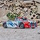 ARRMA RC Truck 1/8 Infraction 4WD MEGA Resto-Mod Truck RTR, Red/Blue