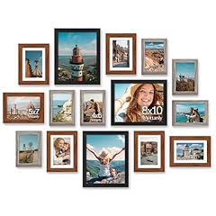 Black & Walnut Brown & Dark Grey