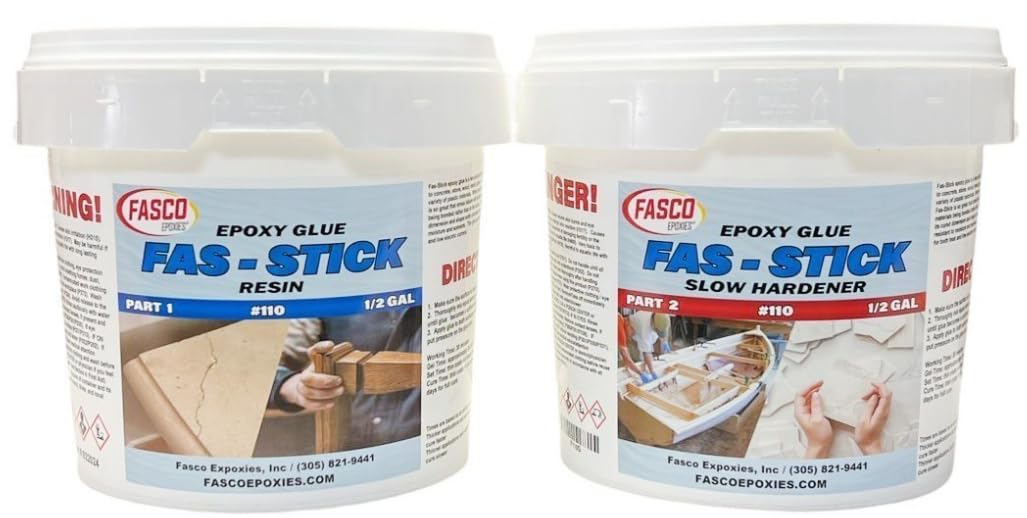 Epoxy Glue Gallon Kit (Wood, Aluminum, Fiberglass)