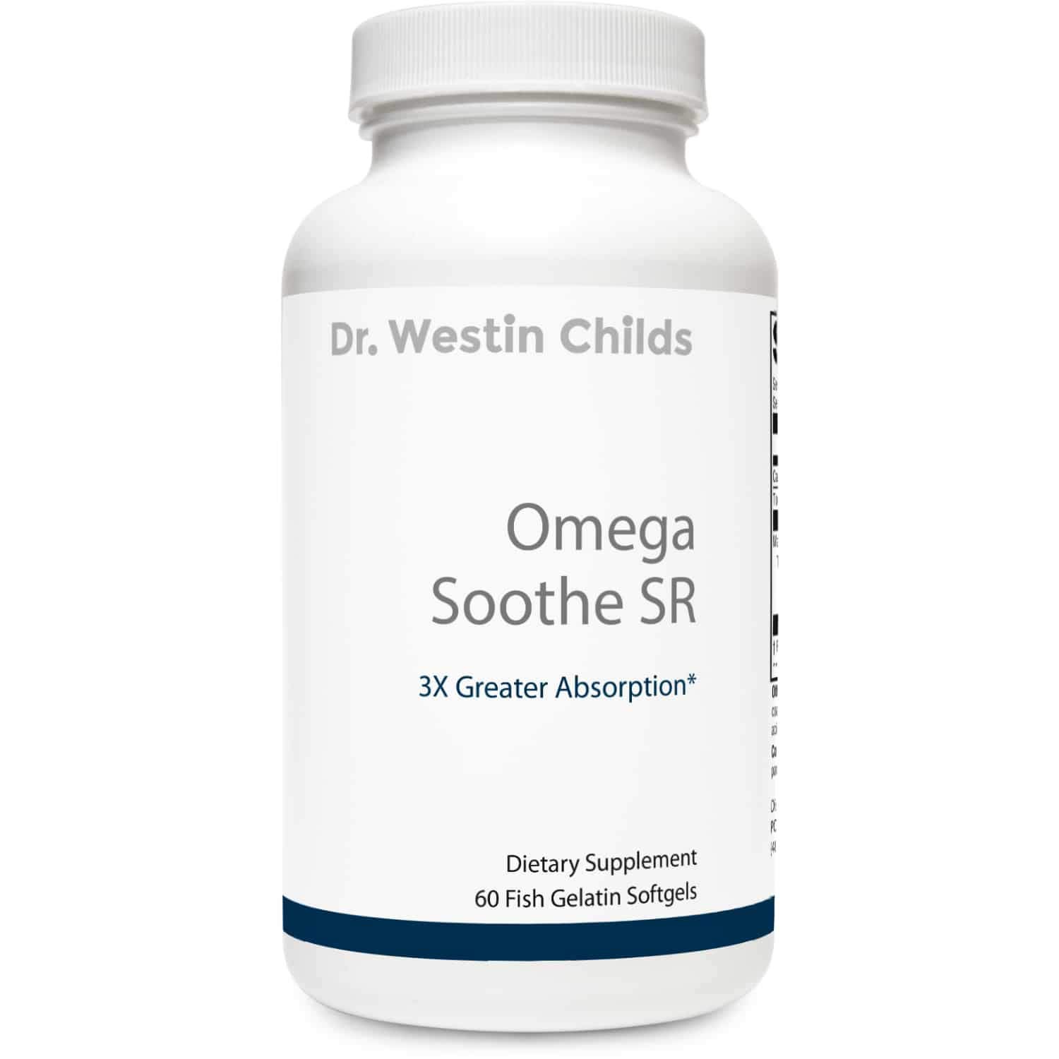 Dr. Westin Childs | Omega Soothe SR – Combination Omega 3’s with Triglyceride Delivery System for 3X