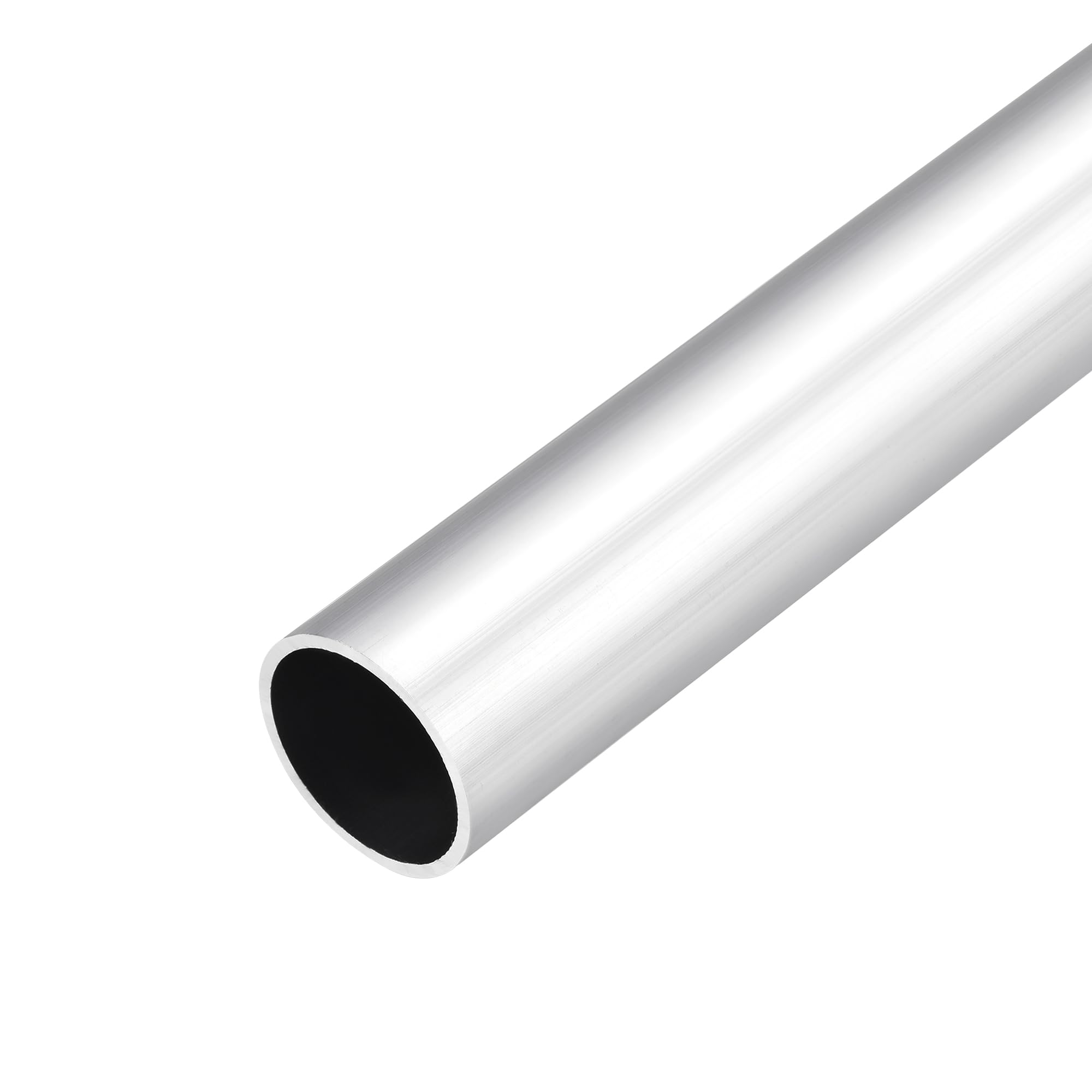 DMiotech (28mm OD x 25mm ID) 6063 Aluminum Round Tube 300mm Length Industry Metal Tubing for Machinery Frame Construction DIY Projects
