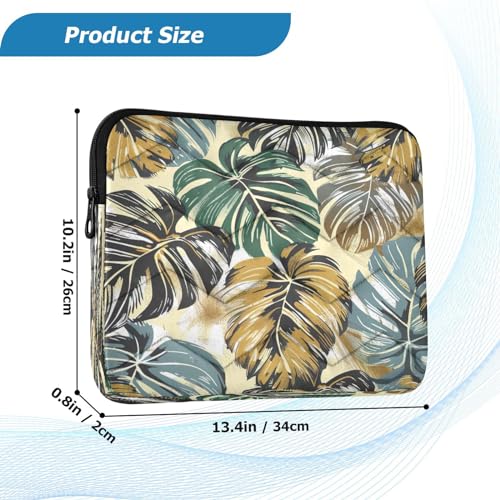 Funda para laptop 13-14 pulgadas impermeable con estampado tropical miniatura 3
