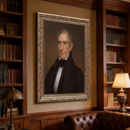 Impression sur toile William Henry Harrison cadre facile à poser