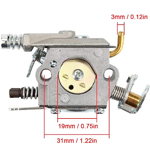 ZAMDOE WT-834 Caburetor for Husquvarna 36 41 136 137 137E 141 142 141LE 142E Chainsaw for Walbro WT-657 WT-529 WT-289 WT-285 WT-239 WT-202 Zama C1Q-W29E with Air Filter Spark Plug Fuel Filter - Image 2