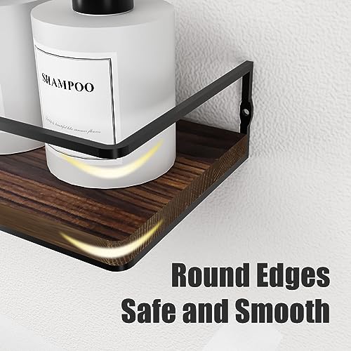 33-161in-Bathroom-Shelves-Wall-Mounted-Over-Toilet-with-Toilet-Paper-Storage-Basket-Hooks-Hanging-Floating-Shelves-Bathroom-for-Wall-Room-Decor-Bathroom-Organizers-and-Storage-Brown 33 161in Bathroom Shelves Wall Mounted Over Toilet with Toilet Paper Storage Basket Hooks Hanging Floating Shelves Bathroom for Wall Room Decor Bathroom Organizers and Storage Brown