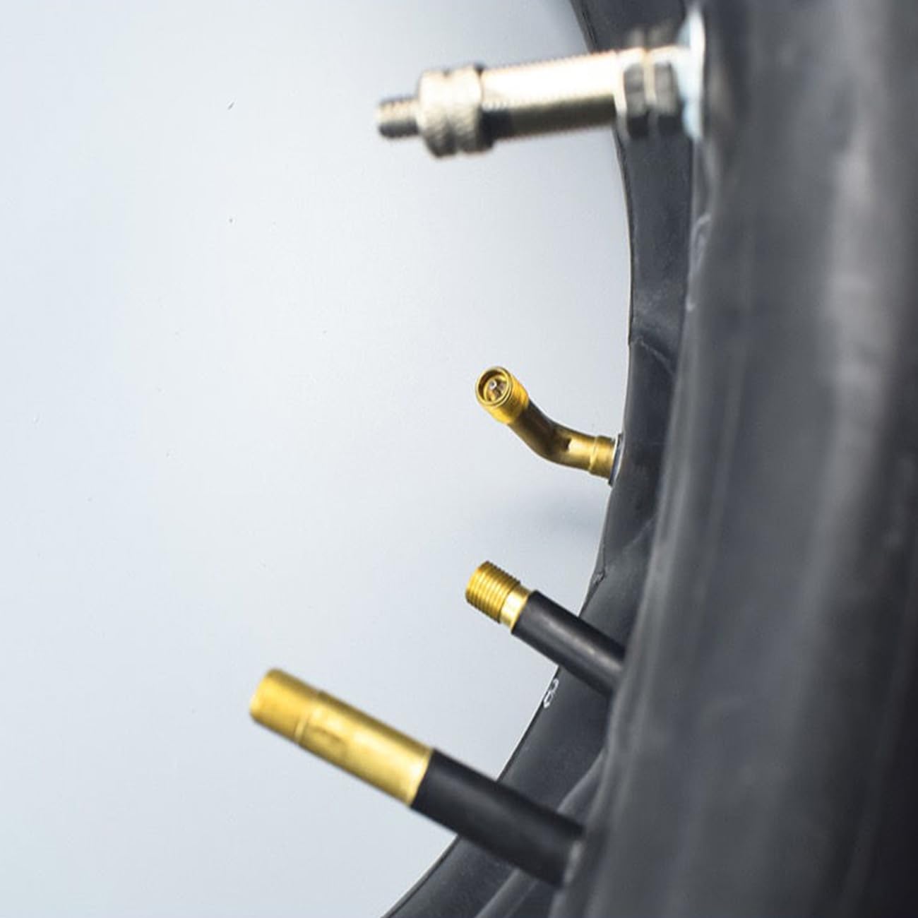 Inner Tube Bicycle Inner Tubes Electric Bike Butyl Rubber Inner Tube with Metal Valve Stem Bent for Electric Bike (16x2.125) - Image 4