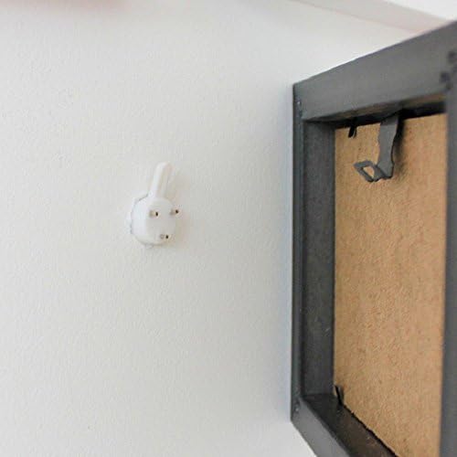 MAXGOODS 100 Pieces Invisible Nail Screws Wall Hooks, No Trace Picture Hangers, Traceless Hanging Photo Hook, Hardwall Drywall Picture Hooks, Multi Function Heavy Duty Art Painting Frame Hanger