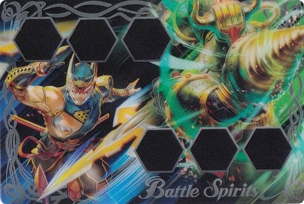 Battle Spirits CB26 [ORIGAMI CYCLONE & ROCK BISON CARD] Box Purchase Bonus TIGER & BUNNY HERO SCRAMBLE
