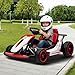 Electric Drift Go Kart for Kids, Go Kart with 200W Dual Motor & 7AH Battery, 8.1MPH Max Speed, 360° Drifting, 5-Point Safety Belt, 110LBS Load,USB/MP3 Player