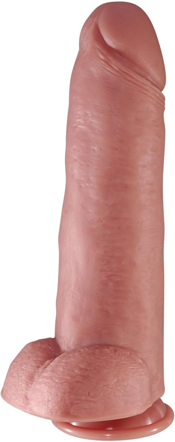 12.4 Inch Huge Realistic Dildo, 2.9'' Diameter XXXL Thick Giant Dildo for Ultimate Pleasure, Silicone Big Anal Dildos with Strong Suction Cup, Adult Sex Toys for Experienced Women