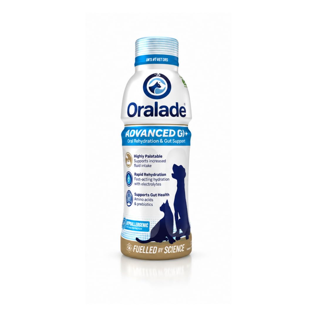 oralade Advanced GI + | 3er Pack | 3 x 500 ml | Ergänzungsfuttermittel für Hunde & Katzen | Isotone Formulierung