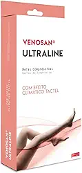 Meia Venosan 7/8 Ultraline Média Compressão Ponteira Aberta (20-30 mmhg)