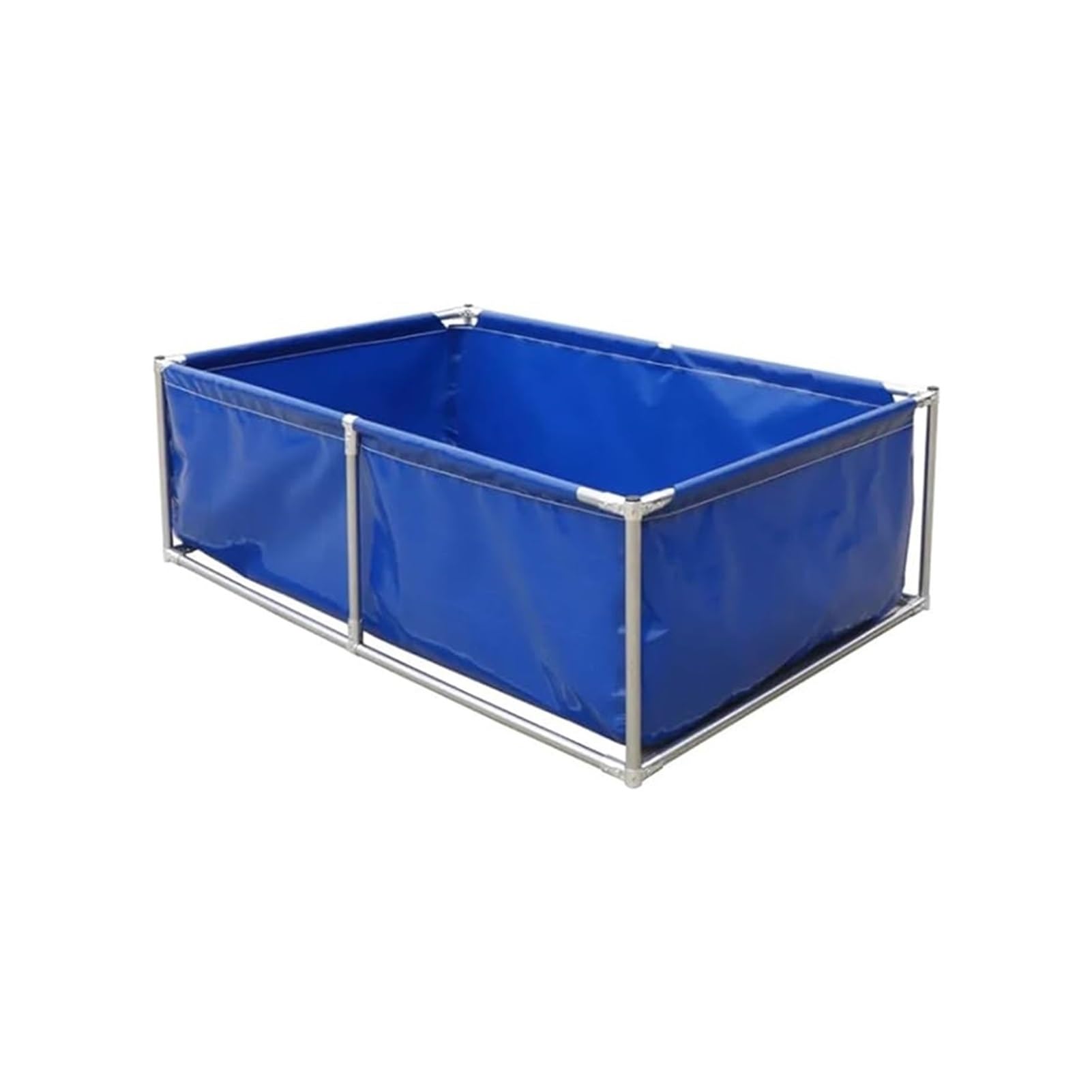 Piscina sobre el suelo para exteriores, resistente al agua, protección UV, ideal para uso doméstico, 300 x 200 x 50 cm (azul) tela reforzada
