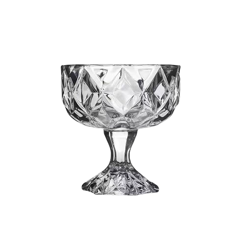 ガラスデザートカップ 9個セット フリルデザイン　かき氷　　<期間限定セール中> ガラスデザートカップ 9個セット フリルデザイン かき氷 期間