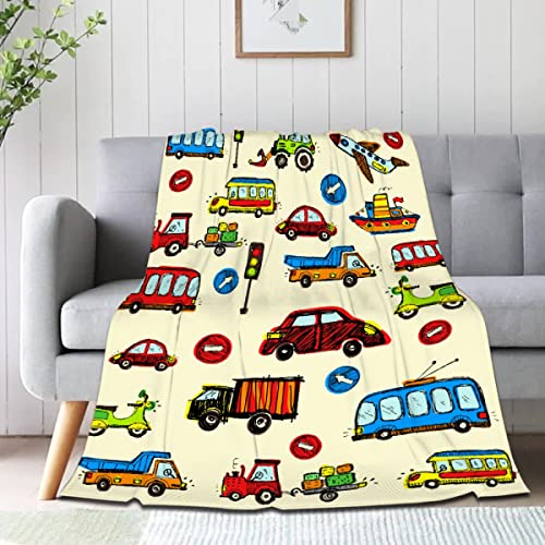 Sumedha Cartoon Car Blanket, Cartoon Gift for Girl and Boy, Small 50
