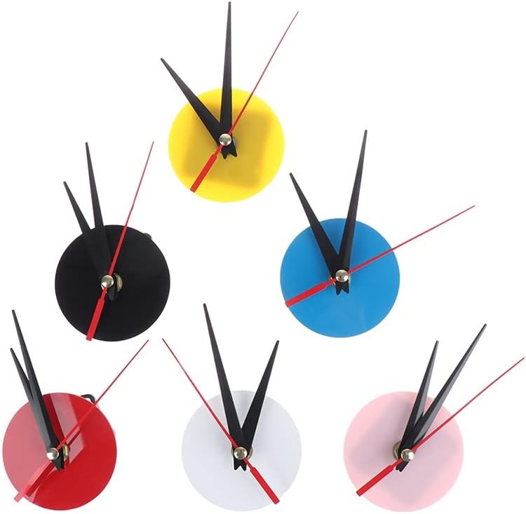 1PCS DIY Silent Quartz Watch Round Wall Clock Movement Mechanism Parts Repair Replacement Need Tools Home Decor(Gray)