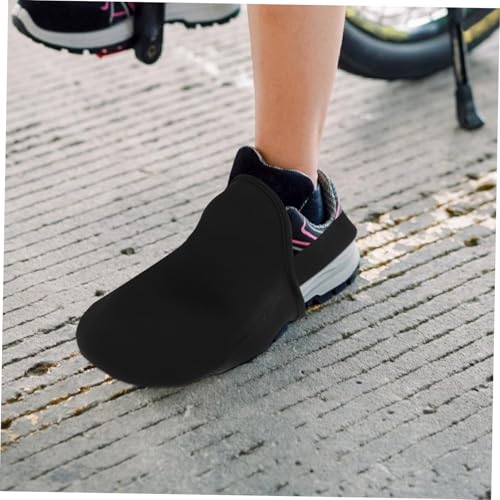 Abaodam 2 unidades Fundas para zapatillas de ciclismo, protectores térmicos para puntera, cubrebotas para bicicleta miniatura 3