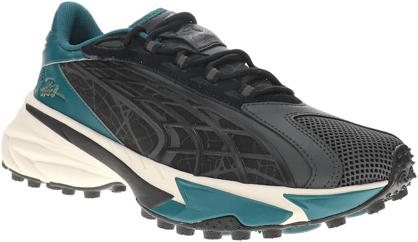 PUMA Mens Spirex Icons Of Speed Lace Up Sneakers Shoes Casual - Black