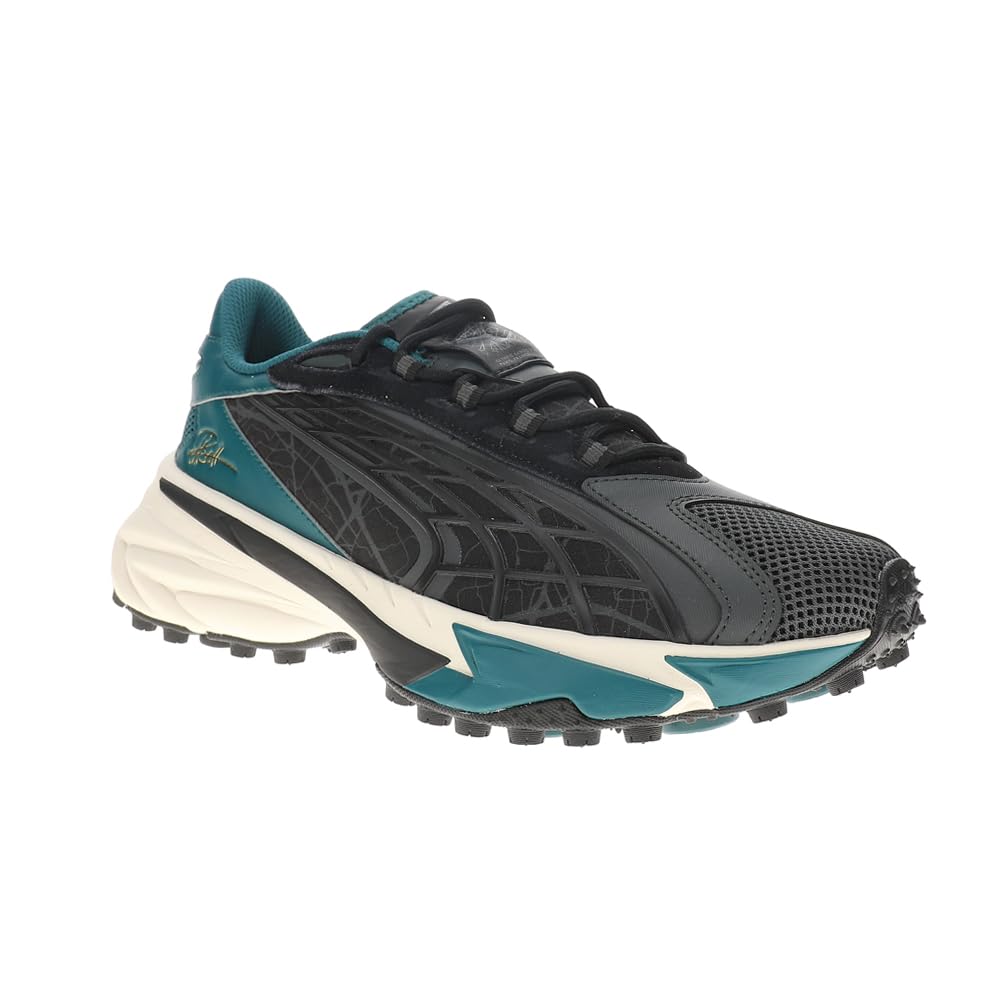 PUMA Mens Spirex Icons of Speed Lace Up Sneakers Shoes Casual - Black