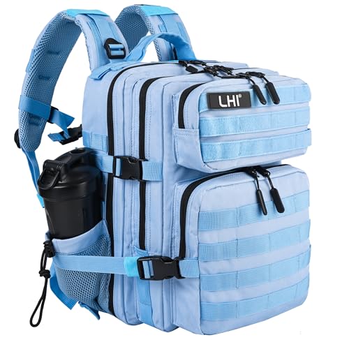 Image of LHI Tactical Military Backpack for Men and Women 25L /35L Army Assault Pack Bag Small Rucksack with Bottle Holder