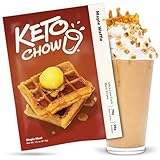 Keto Chow Maple Waffle | Keto Meal Replacement Shake Powder | Nutritionally Complete Keto Food | Low...