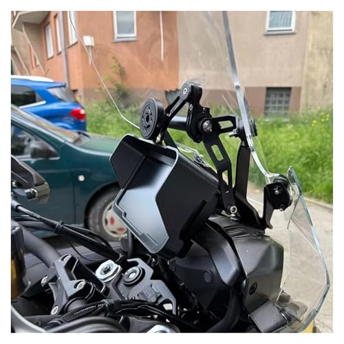 Support de telephone moto QJMOTOR SRT alliage robuste fixation GPS rigide