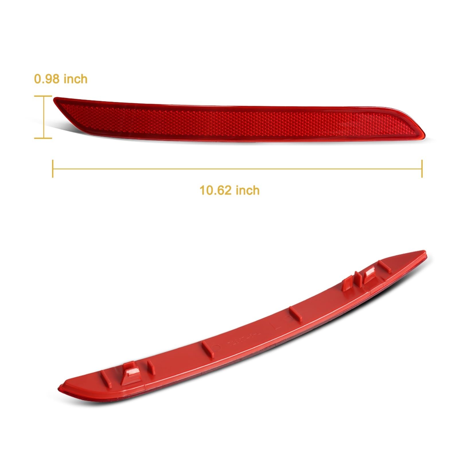 Catarifrangente Paraurti Compatibile Con Bmw Per Serie 3 F31 2011 2012 2013-2015 Paraurti Posteriore Riflettore Arresto Lampada Lente Trim 63147285745 63147285746(Left)