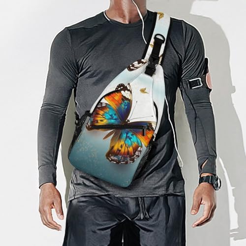 Mochila deportiva Butterfly estilo bolso bandolera miniatura 7